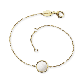 Engelsrufer - Armband Pärlemor Guld