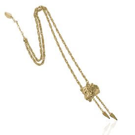 Ioaku - Halsband Fierce Lion Guld